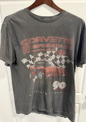 Vintage Style GM Licensed Corvette ZR-1 Performance Car 90 Men s Large
