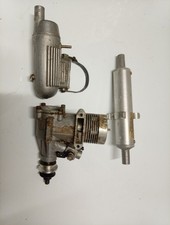 Vintage MAGNUM 40 GP Schnuerle ported ABC RC model plane glow engine, Untested