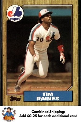 1987 Topps #30 Tim Raines Collector's Edition (Tiffany) Montreal Expos