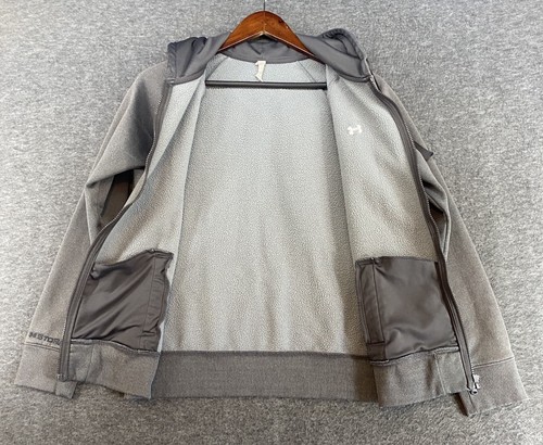 Under Armour Herren Größe Medium grau Cold Gear Hoodie Jacke mit durchgehendem Reißverschluss - Bild 3 von 11
