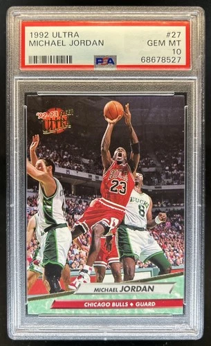 1992-93 Fleer Ultra Michael Jordan #27 Bulls PSA 10 GEM MINT