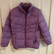 The North Face Girls Purple Puffer Winter Coat Jacket Girl s Size XL 18