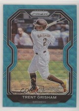 2021 Panini Prizm Tier II Teal Wave Prizm Trent Grisham #159 2l4