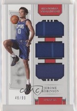 2018 Panini National Treasures Rookie Triple Materials 46/99 Jerome Robinson 0o0