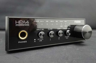 FOSTEX HP-A4 Hi-Res USB DAC/Kopfhörerverstärker 24/192 DSD schwarz 500g