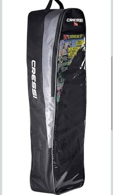 Cressi Long Fins Set Bag Freediving Scuba Gear Bag Premium Material Since 1946