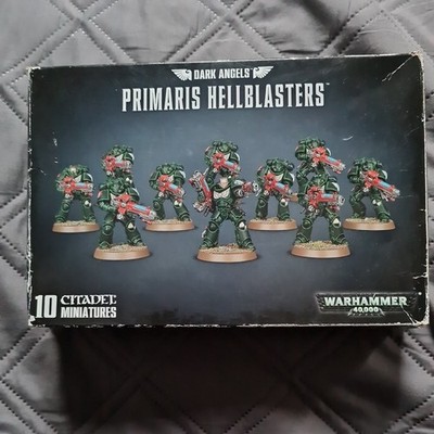 Warhammer 40.000 40K Dark Angels Primaris Hellblasters + 2x Upgrades Parts NEU