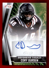 2022 SAGE HIT Autographs Black #ACD Cory Durden.