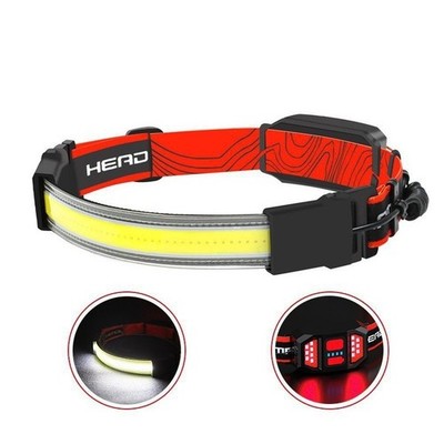 COB Stirnlampe ultrahelles Licht verstellbarer Kopfgurt ultrahelle LED