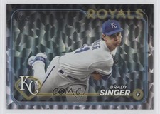 2024 Topps Series 1 Silver Crackle Foil Brady Singer #173 14pw