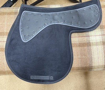 ACAVALLO Double Gel Grip Numnah schwarz sehr guter Zustand 18'' 