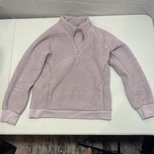 Size- XL/14 Athleta Girl Sherpa Pink Pullover Long Sleeve Sweater 2D 