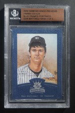 2002 Donruss Diamond Kings Don Mattingly Blue Framed Hawaii Edition /5 DZ2205