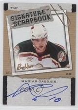 2006-07 Upper Deck Bee Hive Signature Scrapbook Marian Gaborik #SS-MG Auto 1p0