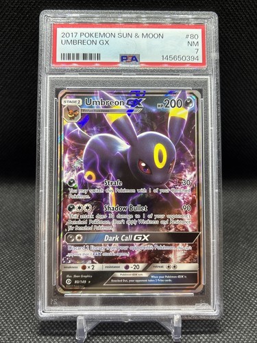 Umbreon-GX graded PSA 7 for sale on eBay