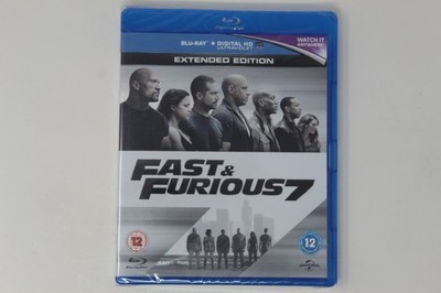 Fast & Furious 7 Extended Edition Blu-ray RB