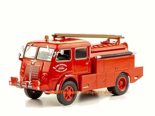 Collection Véhicules Lourd Pompiers N°136 CCFL Berliet GLB 19B 4x4 1966 NO REVUE - Photo 2/3