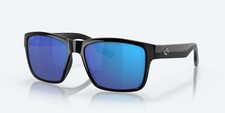 Costa Del Mar Paunch Black/Blue Mirror 580G Polarized 57 mm XL Sunglasses