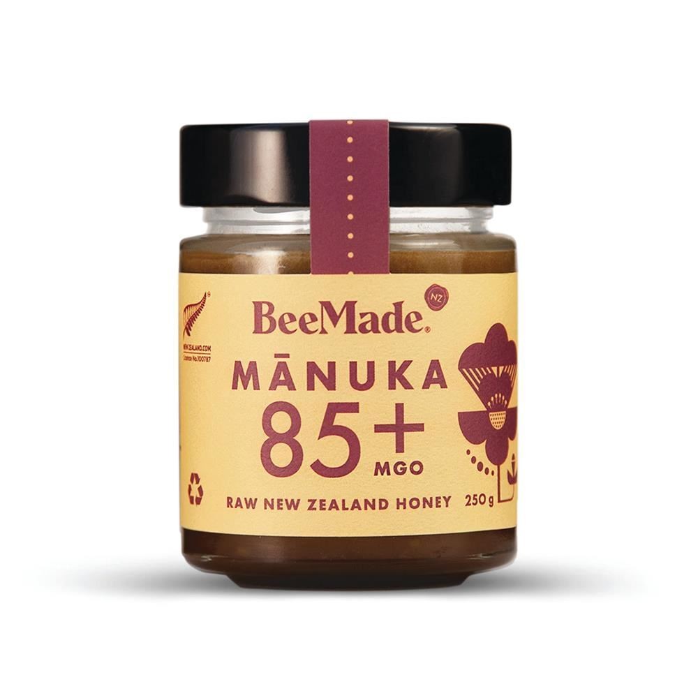BeeMade Harvest New Zealand Manuka Honey MGO 85+ 250g - 4 Pack