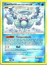 Castform Snow-Cloud Form 50/146 Uncommon Legends Awakened LP Pokemon