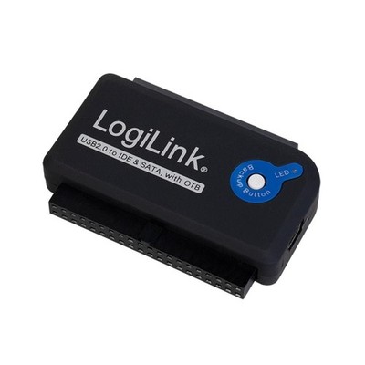 LogiLink AU0006C Adapter USB 2.0 zu S-ATA und IDE Festplatten, ATAPI Laufwerken