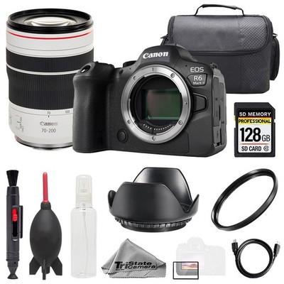 Canon EOS R6 II + RF 70-200mm f/4L IS USM Lens +128GB+Bag+ UV Filter- Basic Kit