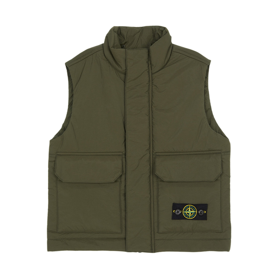 Stone Island Padding Vest Khaki Kids