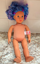 Our Generation Girl Play Doll  Blue  Purple Hair  Soft Torso
