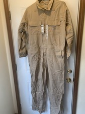 Carhartt 101250-250 Coveralls Fire Resistant Tan XL NWT