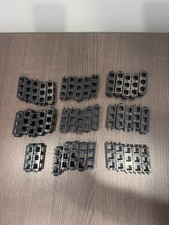 Rokenbok System Lot of 42 Replacement Parts 1 x 3 Connector Beams Black