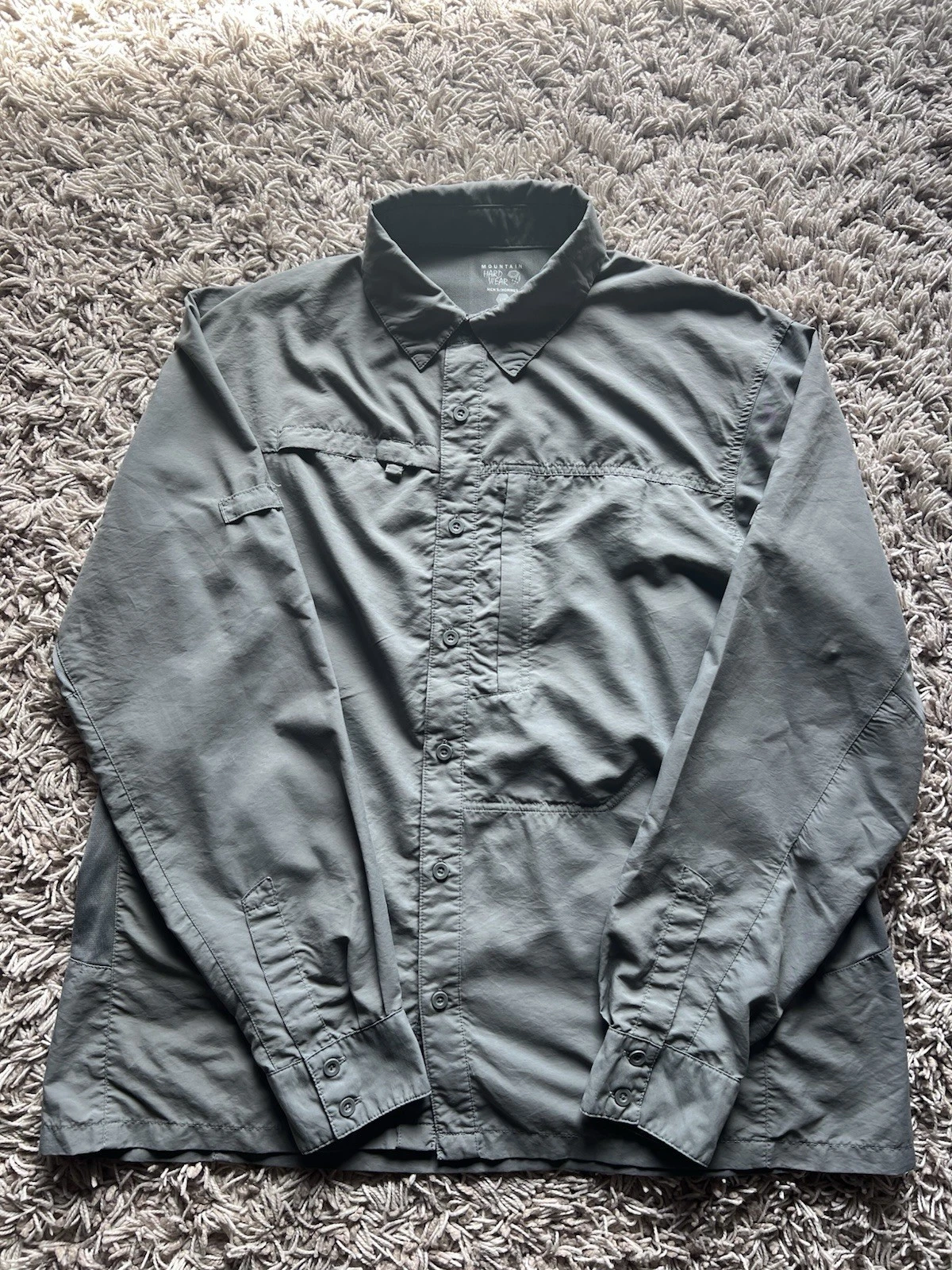 Mountain Hardwear Canyon Vented Fishing Hiking Shirt Men's Size L