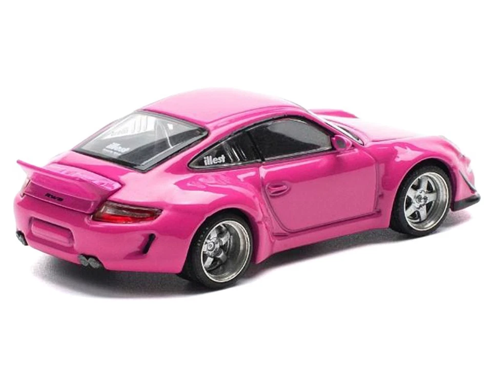 Porsche Pop Race 1:64 RWB 997 rosa #202 Foto 3 de 4