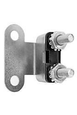 10A Type 2 Circuit Breaker, 10 Amp Auto Reset, Bracket, Nuts/Washers, CB129-10