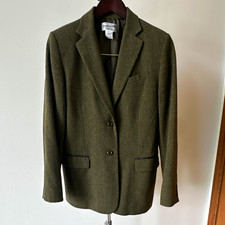 Pendleton Women s Green Blazer Jacket Size 6 ...
