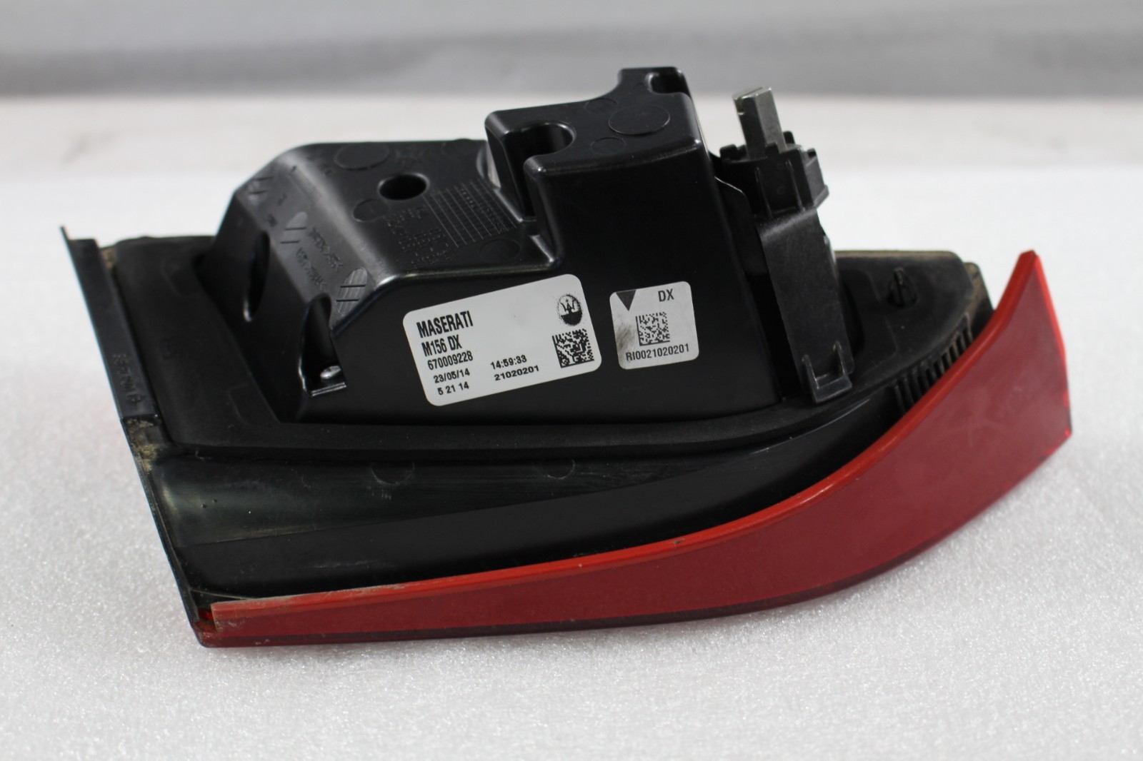 2014 Maserati Quattroporte, RH, Right, Inner Tail Lamp, Used, P/N 670009228