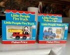 fisher price little people vintage Fire Truck