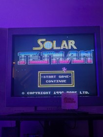 Solar Jetman: Hunt for the Golden Warpship (NES) Nintendo - Box + Manual, TESTED