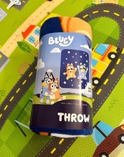 Bluey In The Dream Kids Throw Blanket, 46 x 60, Microfiber, Blue New