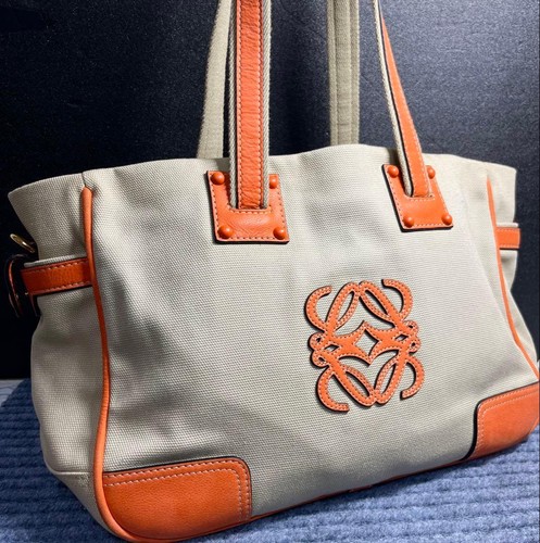Loewe anagram tote bag shoulder canvas 293117