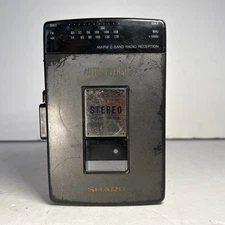Sharp JC-510 (GY) AM/FM Stereo Cassette Player Radio Walkman
