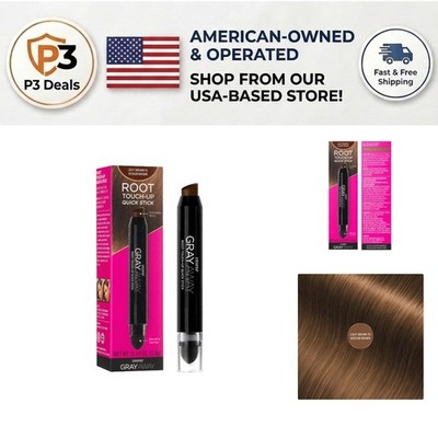 Gray Away Root Touchup Stick, Light Brown, 0.1 Oz - Instant Gray Coverage