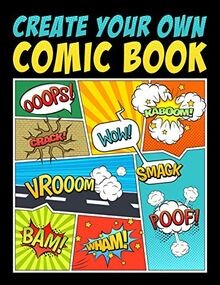 Create Your Own Comic Book: 100 Unique Blank Comic ... | Buch | Zustand sehr gut