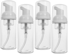 4 Pcs 2oz Travel Sized Foaming Pump Bottles for Hand Soap Shampoo Dispenser