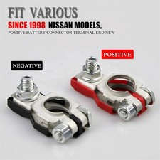 2 Car Battery Terminal Connector Top Post Positive Negative Heavy Duty Universal 2 Car Battery Terminal Connector Top Post Positive Negative Heavy Duty Universal