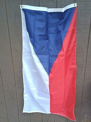 Annin Flagmakers Czech Republic Flag  3'X5' Feet 192046 NEW OPEN BOX 