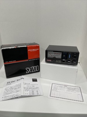 Diamond Antenna SX-200 SWR Power Meter 1.8-200MHz 200W for HF VHF