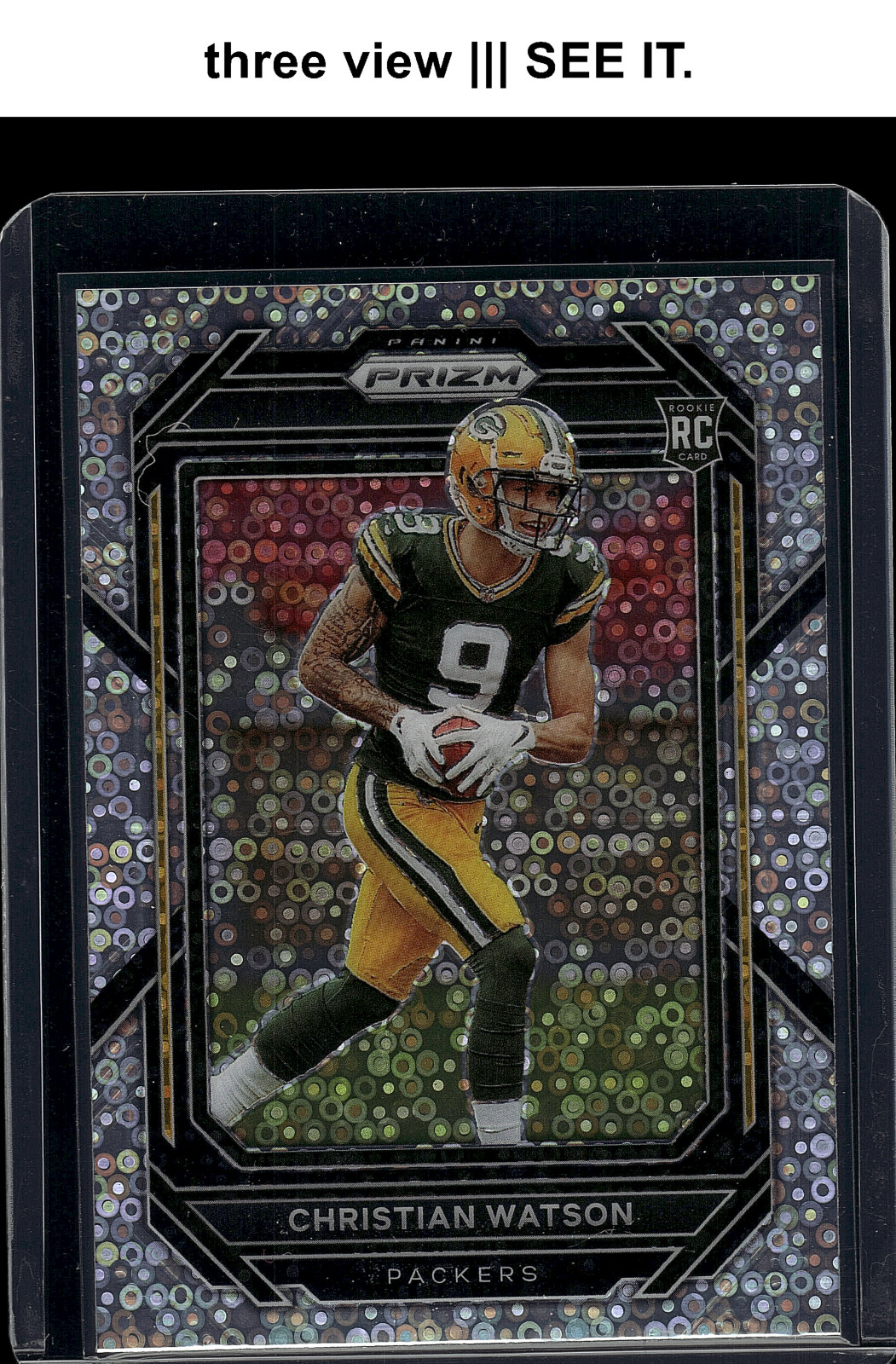 ||| CHRISTIAN WATSON 2022 Panini Prizm RC Rookie No Huddle #314 Packers