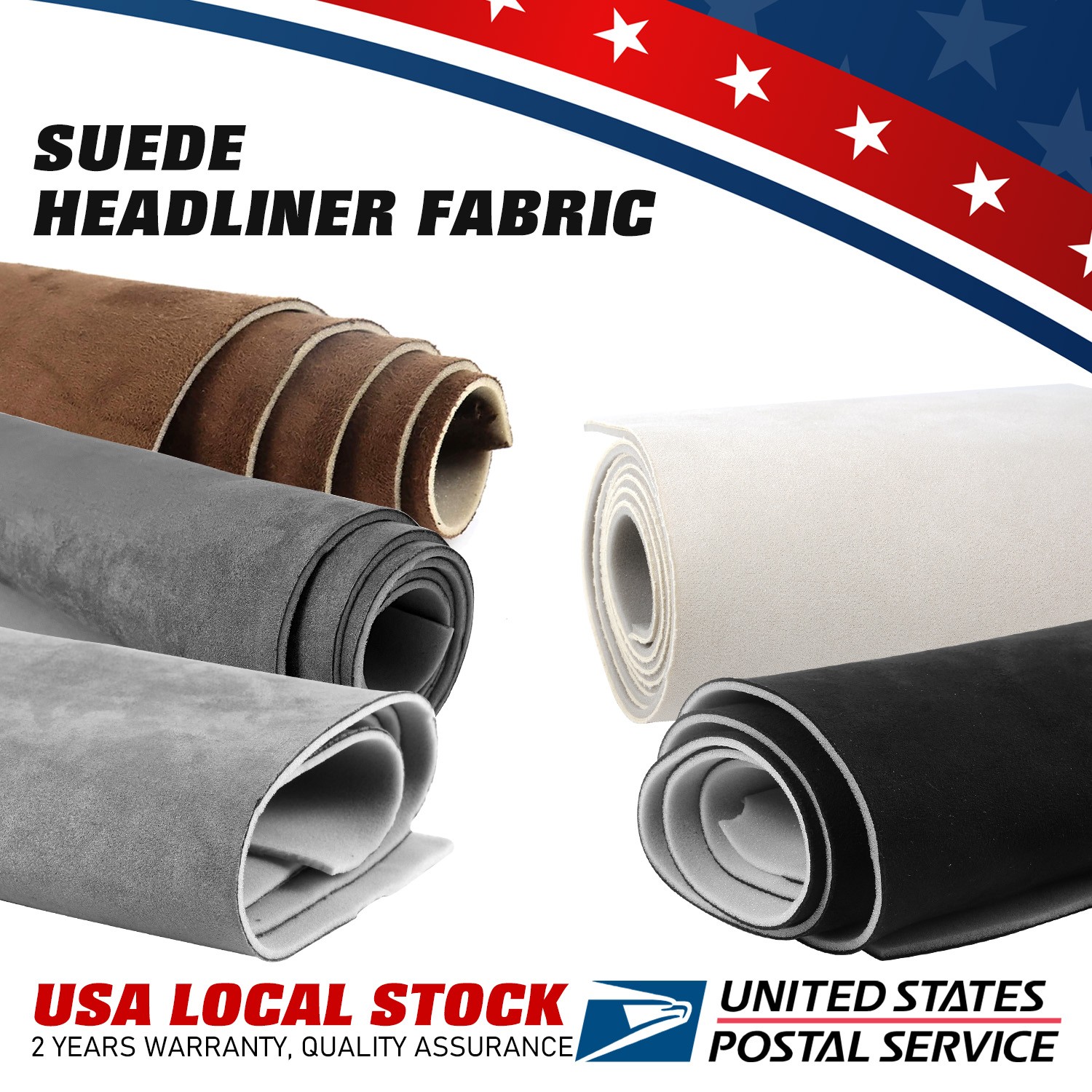 Headliner Fabric Foam Backed Suede Match Car Roof Liner Sag Upholstery 80"x60"