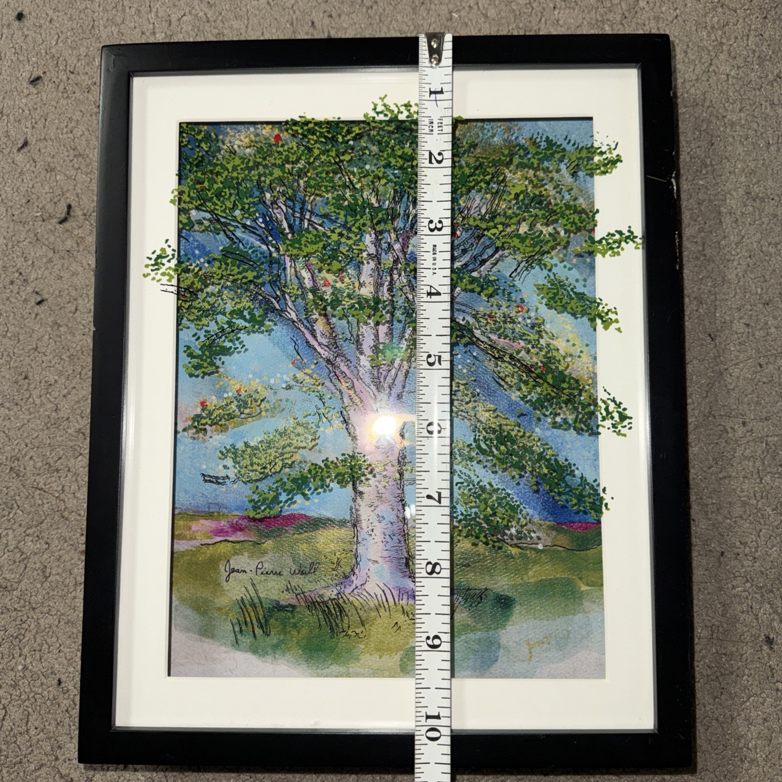 Jean-Pierre 3D Painting On Glass "Tree Of Life"