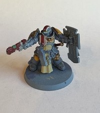 Warhammer 40K Space Marines Primaris Lieutenant Relic Shield Battle Ready Paint